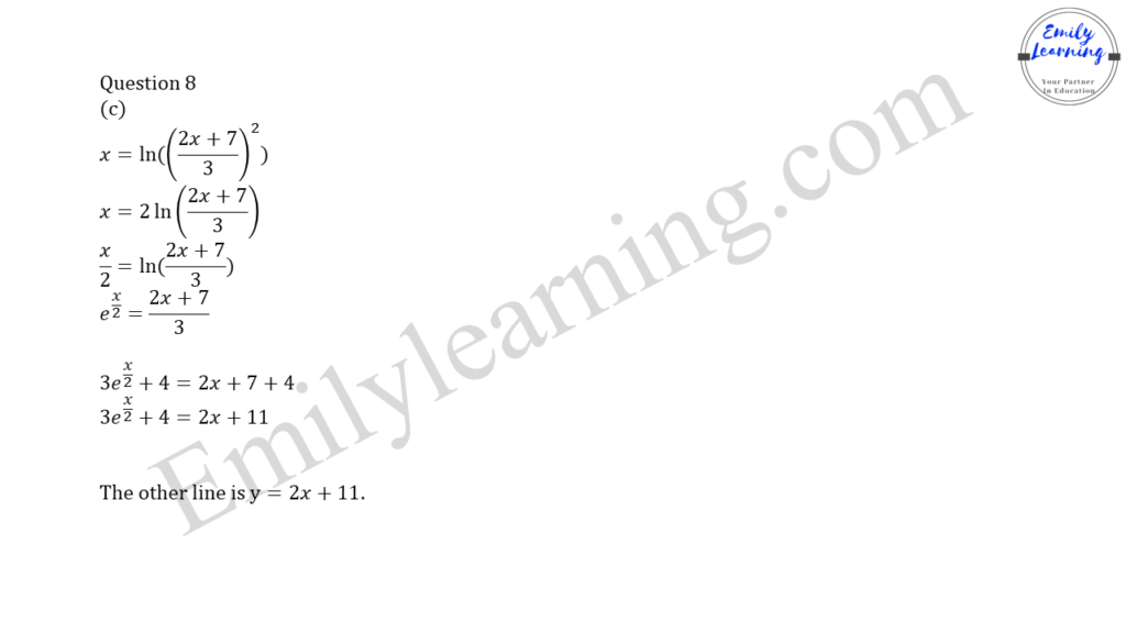 worked solutions of O Level A Math Paper 2 question 8 on  logarithm and indices