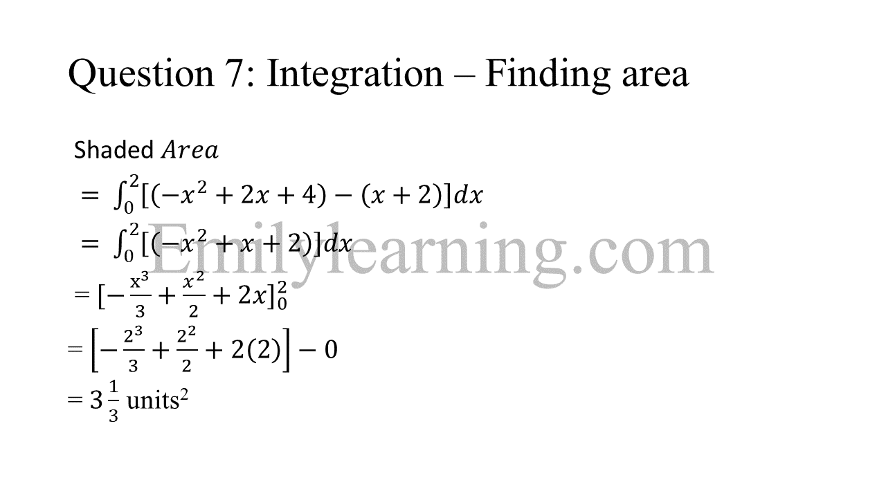 Suggested Answer for N Level A-Math Specimen Paper 2 - Emily Learning