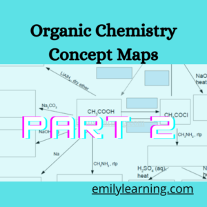 Organic Chemistry Concept Maps Part 2 for H2 A Level Organic Chemistry