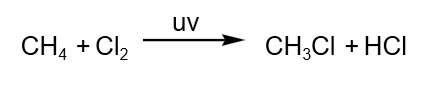 free radical substitution reaction for alkanes - one of the organic reaction  mechanisms tested in A Level  Chemistry (H2 Chemistry)