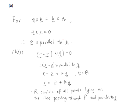 2020 H2 A Level Mathematics Paper 1 worked solutions. This is for question 5, vectors.
