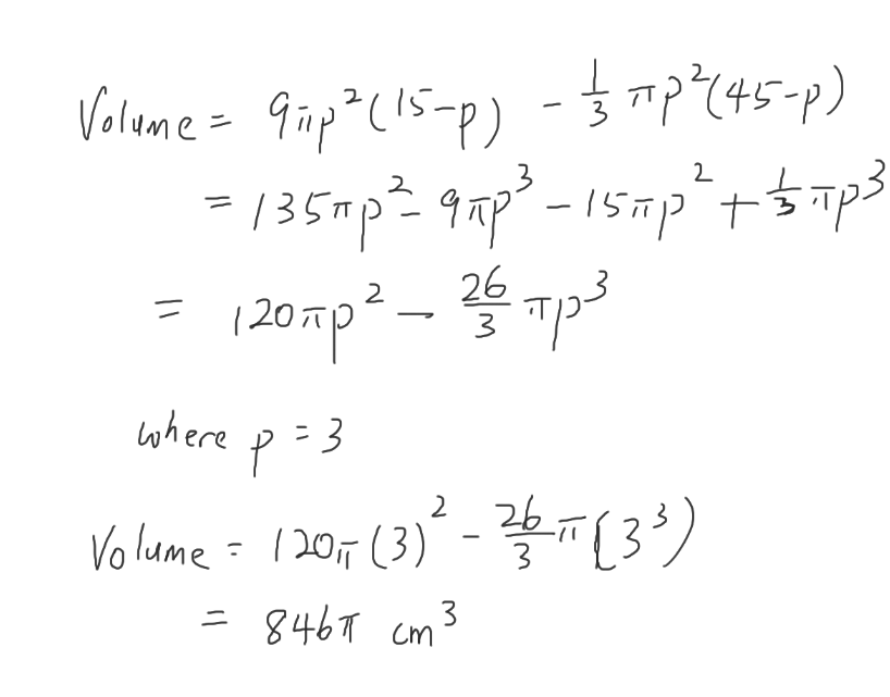 Solutions to 2022 H2 A Level Mathematics Paper 2 Question 5. This question is on application of integration.