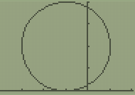 sketch of circle in the x- y coordinate system. 