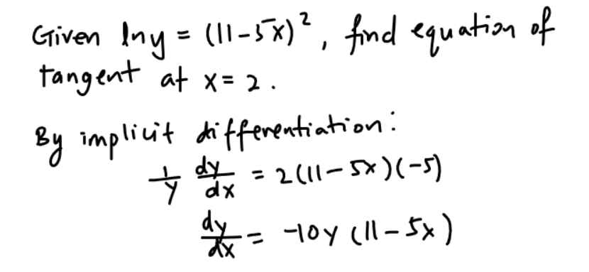 Full worked solutions to 2023 H2 paper 1 question 1 for A level Maths. This question is on application of differentiation to tangents and normals.