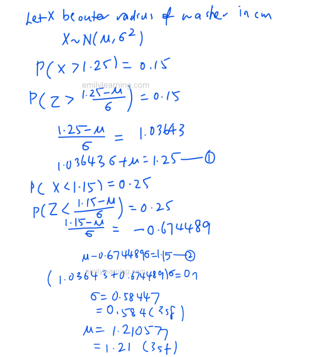 Full worked solutions to 2025 Specimen paper for H2 paper 2 question 9 for A level Maths. This question is  on statistics section of 2025 H2 paper 2. This question is on normal distribution. Here is the worked solutions.