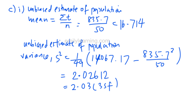 Full worked solutions to 2025 Specimen paper for H2 paper 2 question 10 for A level Maths. This question is  on statistics section of 2025 H2 paper 2. This question is on hypothesis testing and sampling. Here is the worked solutions.